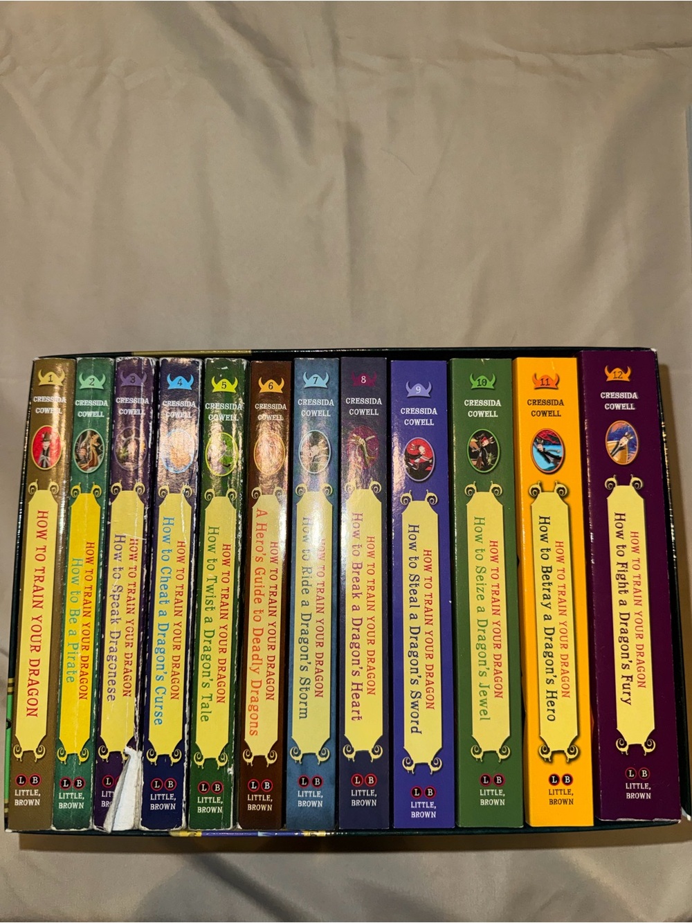 How to Train Your Dragon Complete Box Set - Multicolor Spines